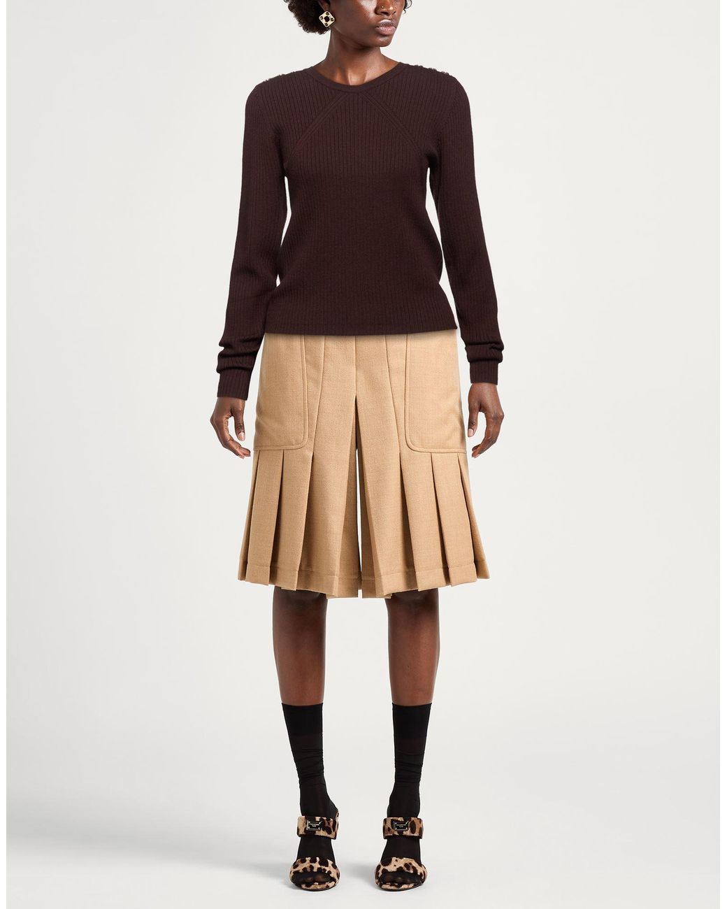 Pullover Pinko de color Brown
