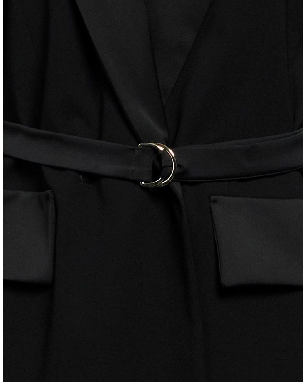 Carla G Black Blazer Polyester
