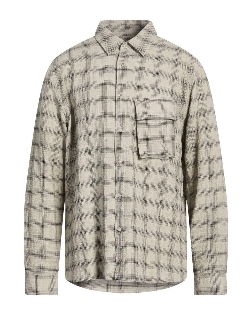 Belstaff Gray Shirt Cotton, Elastane for men