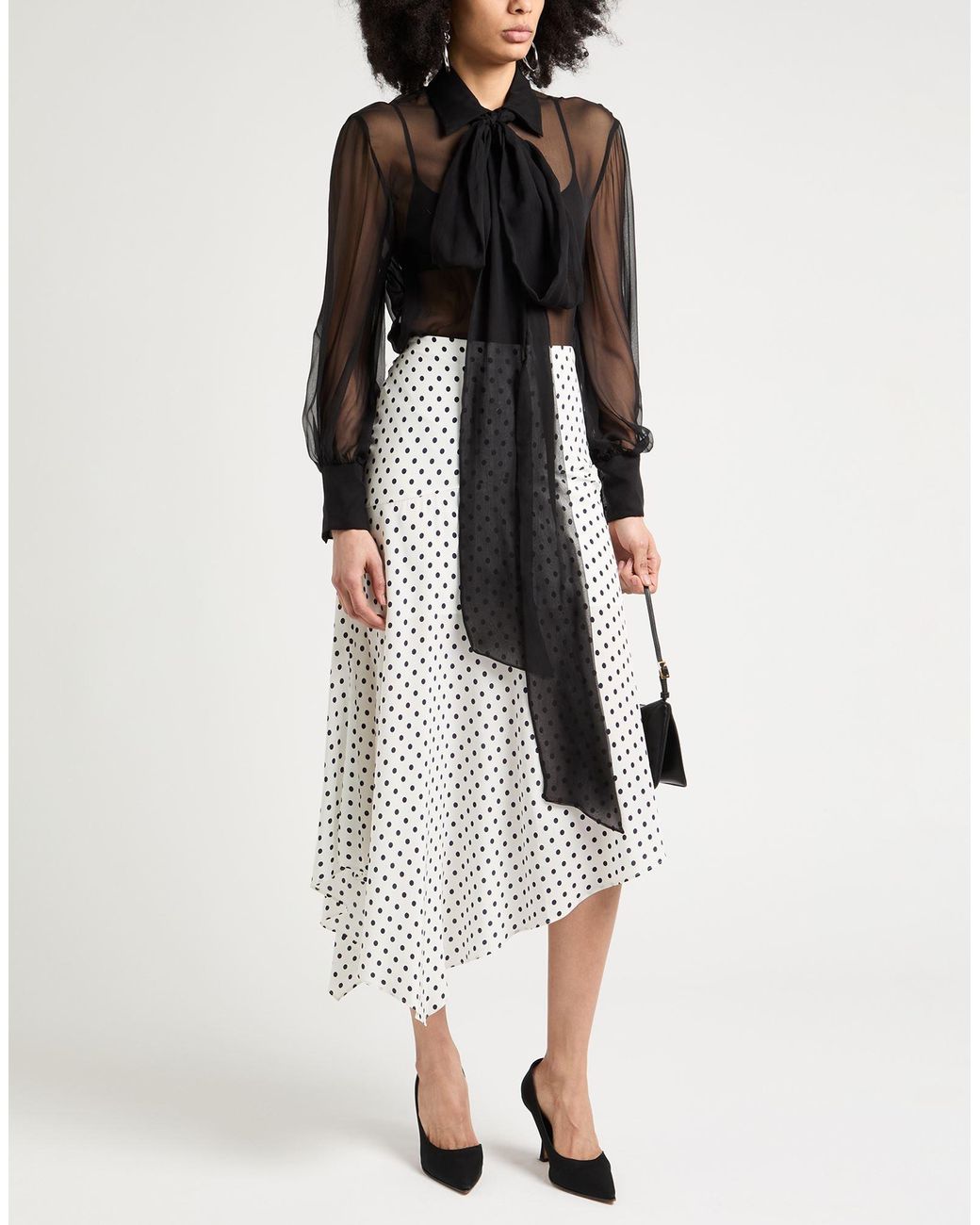 Valentino Garavani Black Le Noir Shirt Silk