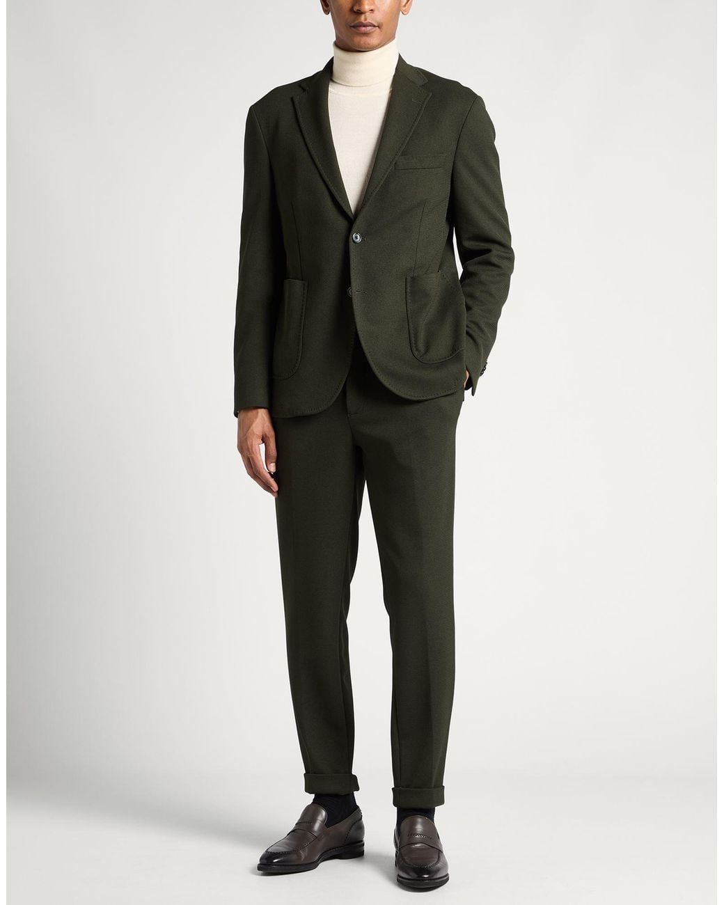 Angelo Nardelli Black Suits for men