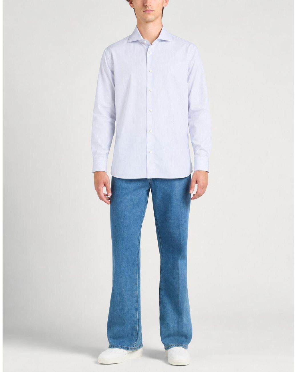 Truzzi White Shirt Cotton for men