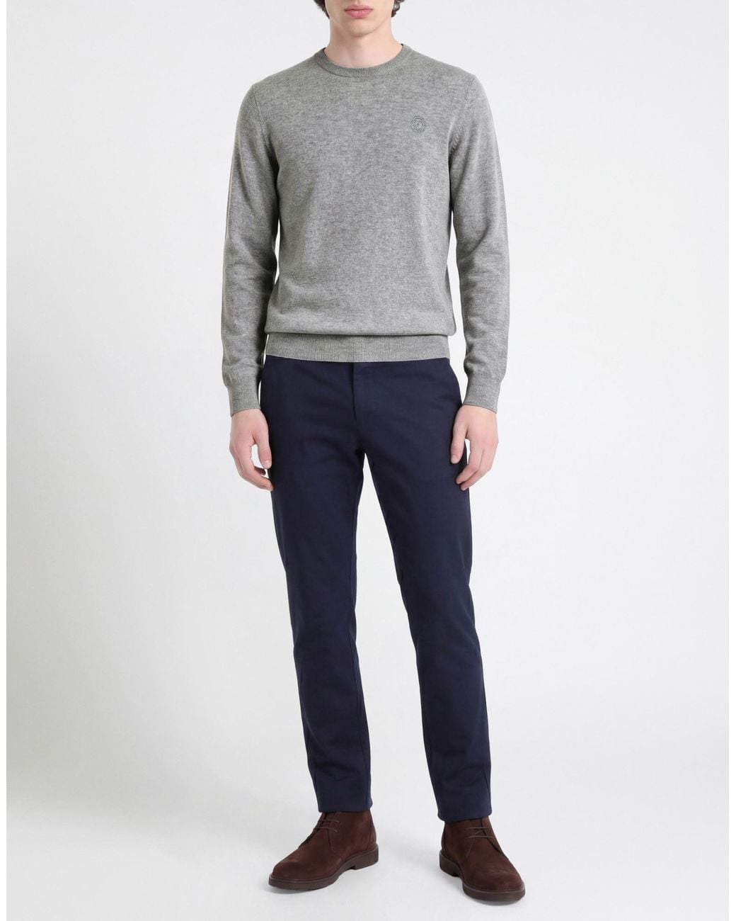 Trussardi Gray Jumper for men