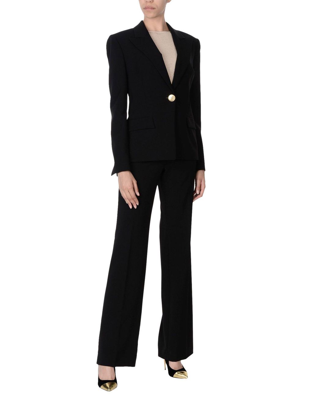 Versace Women's Suit in Black | Lyst
