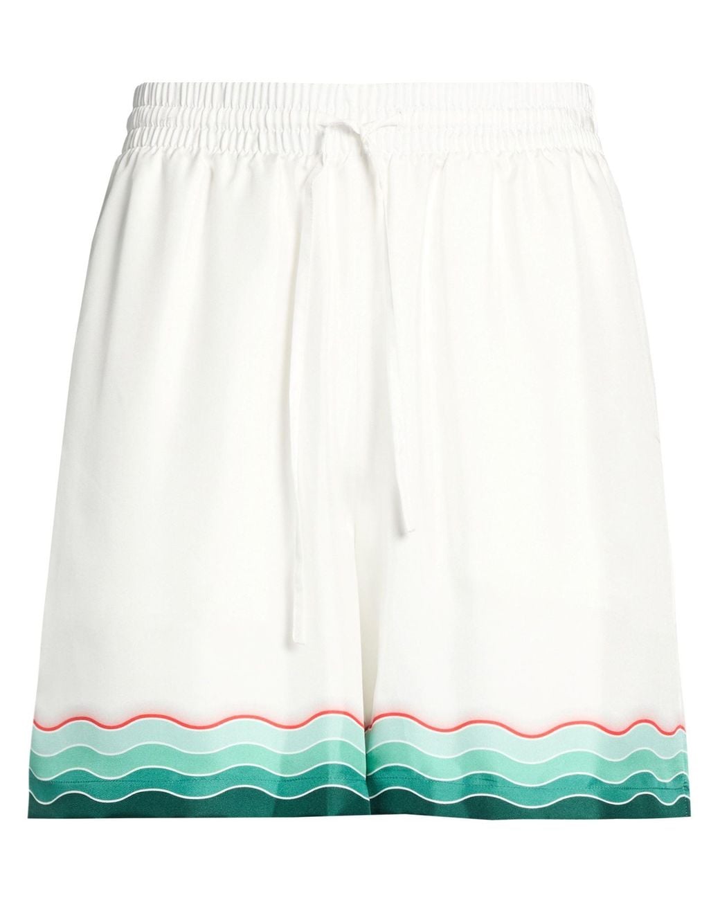 Casablanca Green Shorts & Bermuda Shorts Silk for men