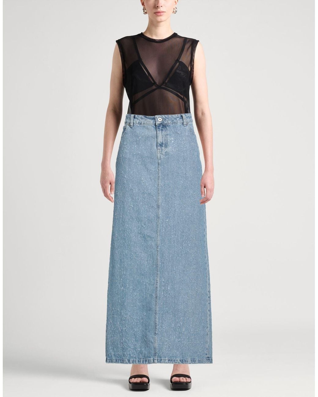 Halfboy Blue Denim Skirt