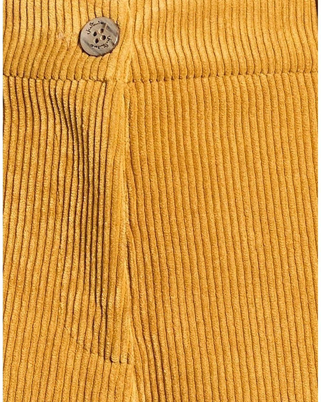 JUSTMINE Yellow Pants Polyester, Polyamide, Elastane