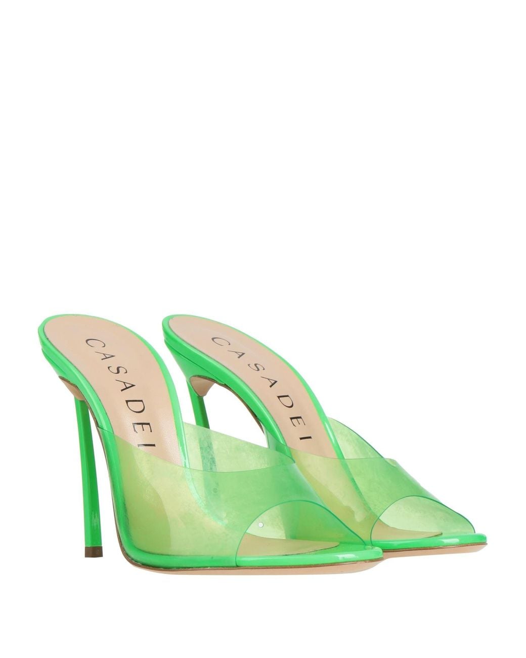 Casadei Green Sandals Rubber