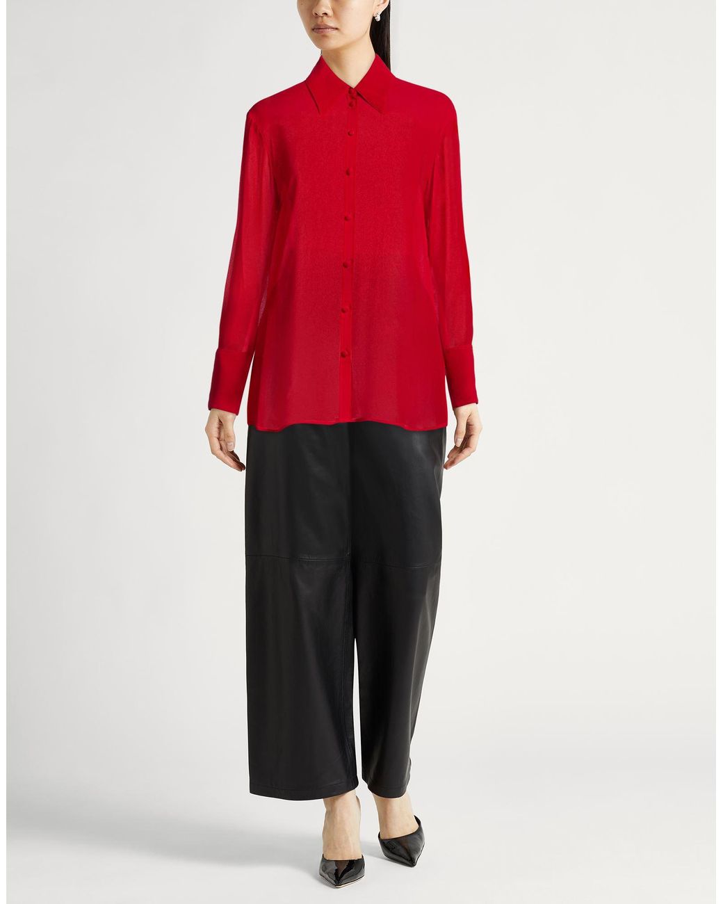 Camicia di Tory Burch in Red