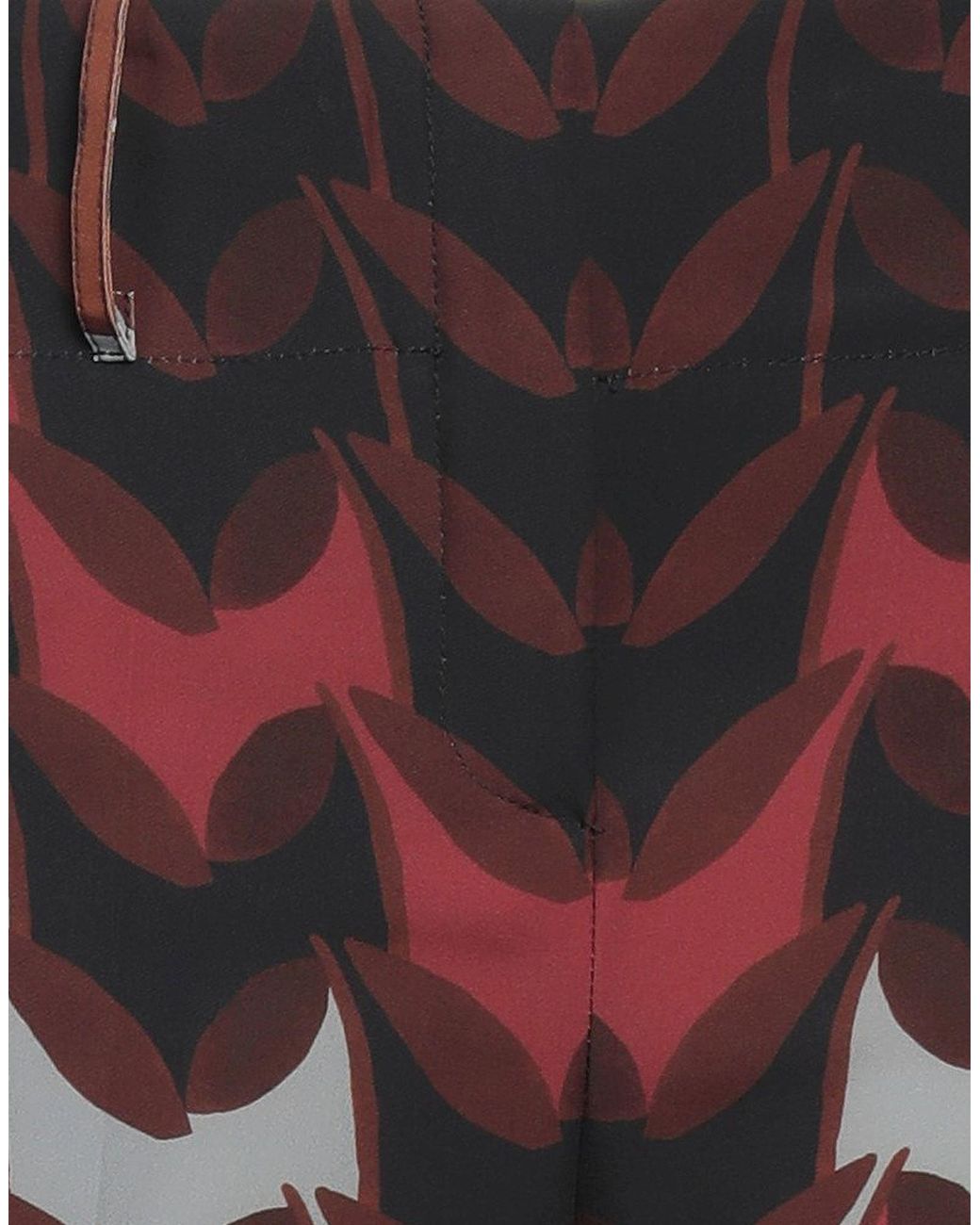 Biancoghiaccio Red Pants Polyester, Elastane