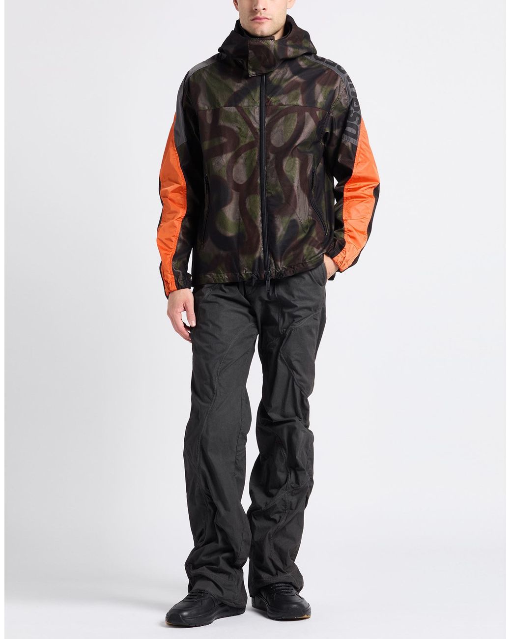 DSquared² Black Military Jacket Cotton, Elastane, Polyester, Polyamide for men