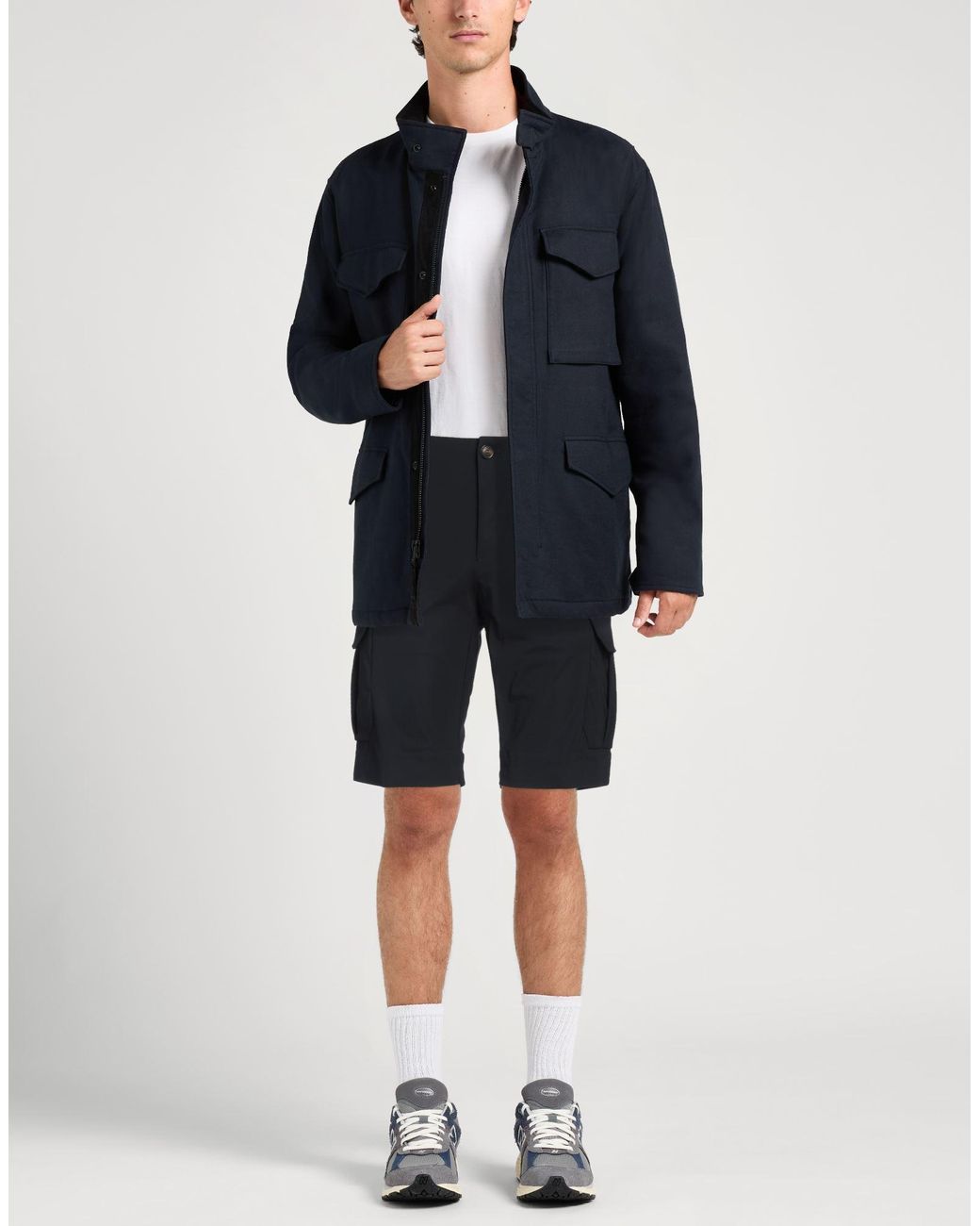 Rrd Blue Shorts & Bermuda Shorts Polyamide, Elastane for men