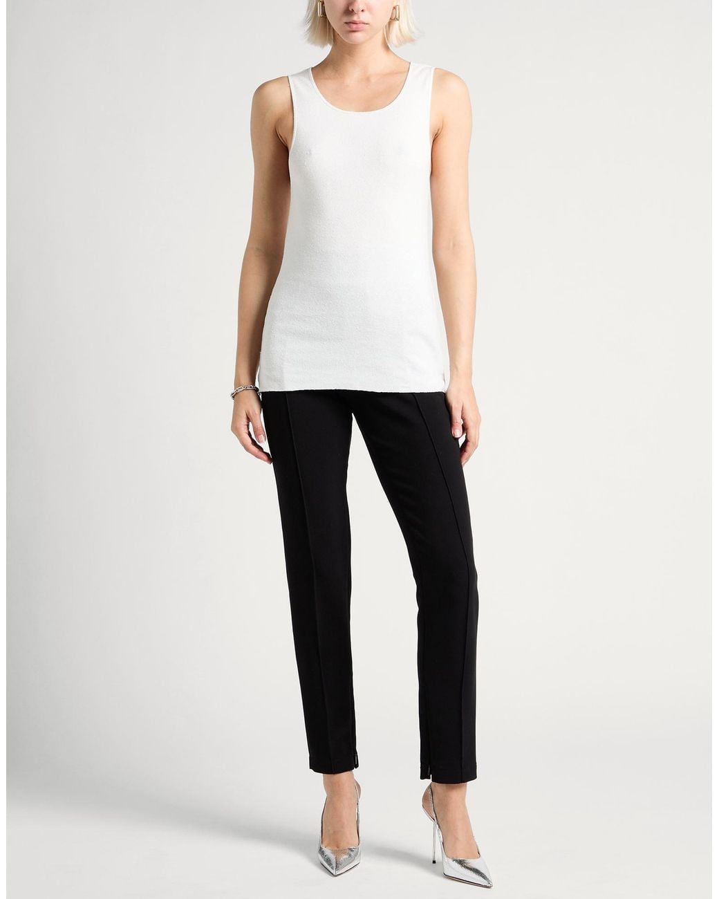 ERL White Tank Top Cotton
