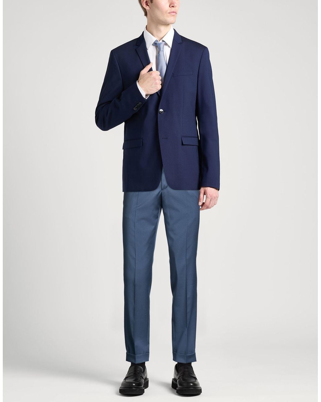 Barba Napoli Blue Trouser for men