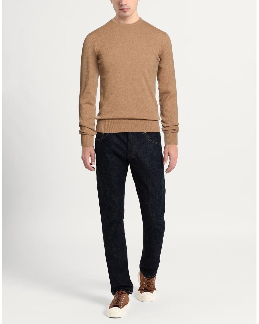 Piacenza Cashmere Brown Sweaters for men