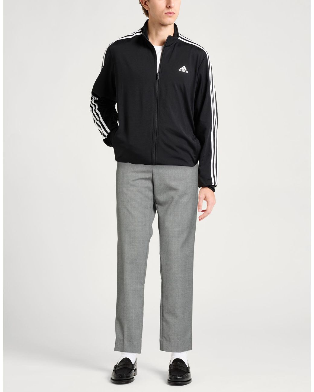 Bruno Manetti Gray Pants Wool for men