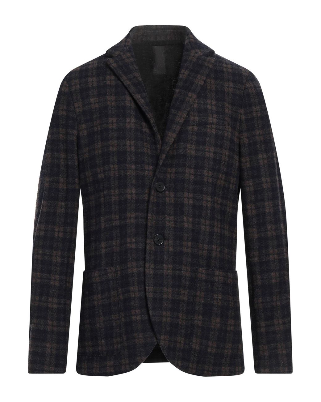 Harris Wharf London Blue Blazer Virgin Wool for men