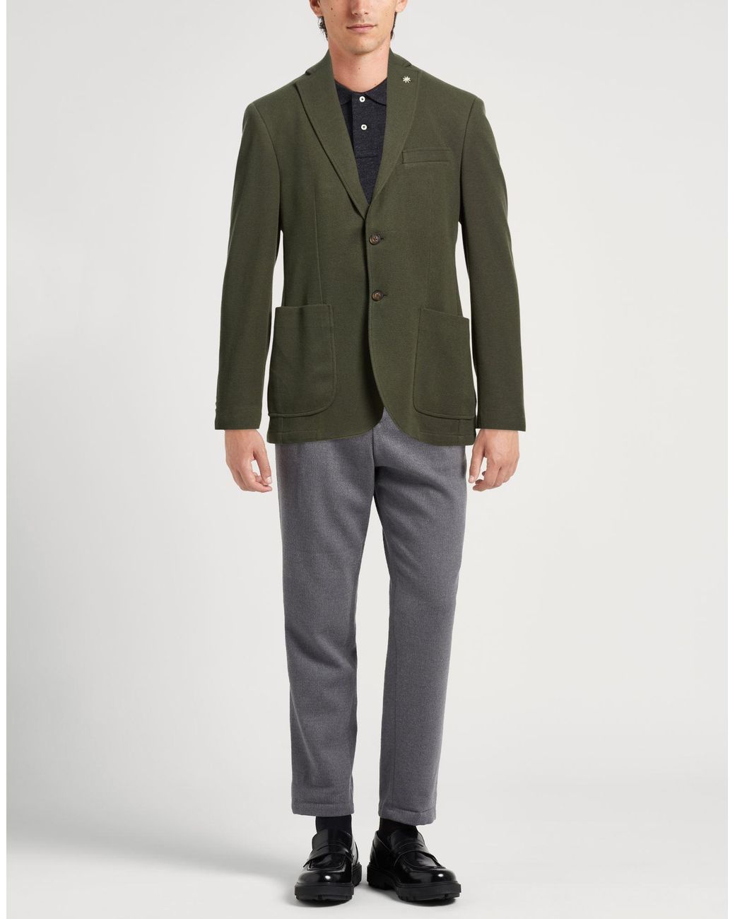 Manuel Ritz Green Blazer for men