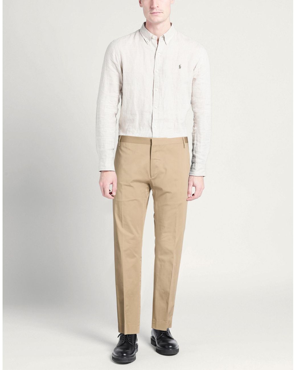 Entre Amis Natural Pants Cotton, Elastane for men