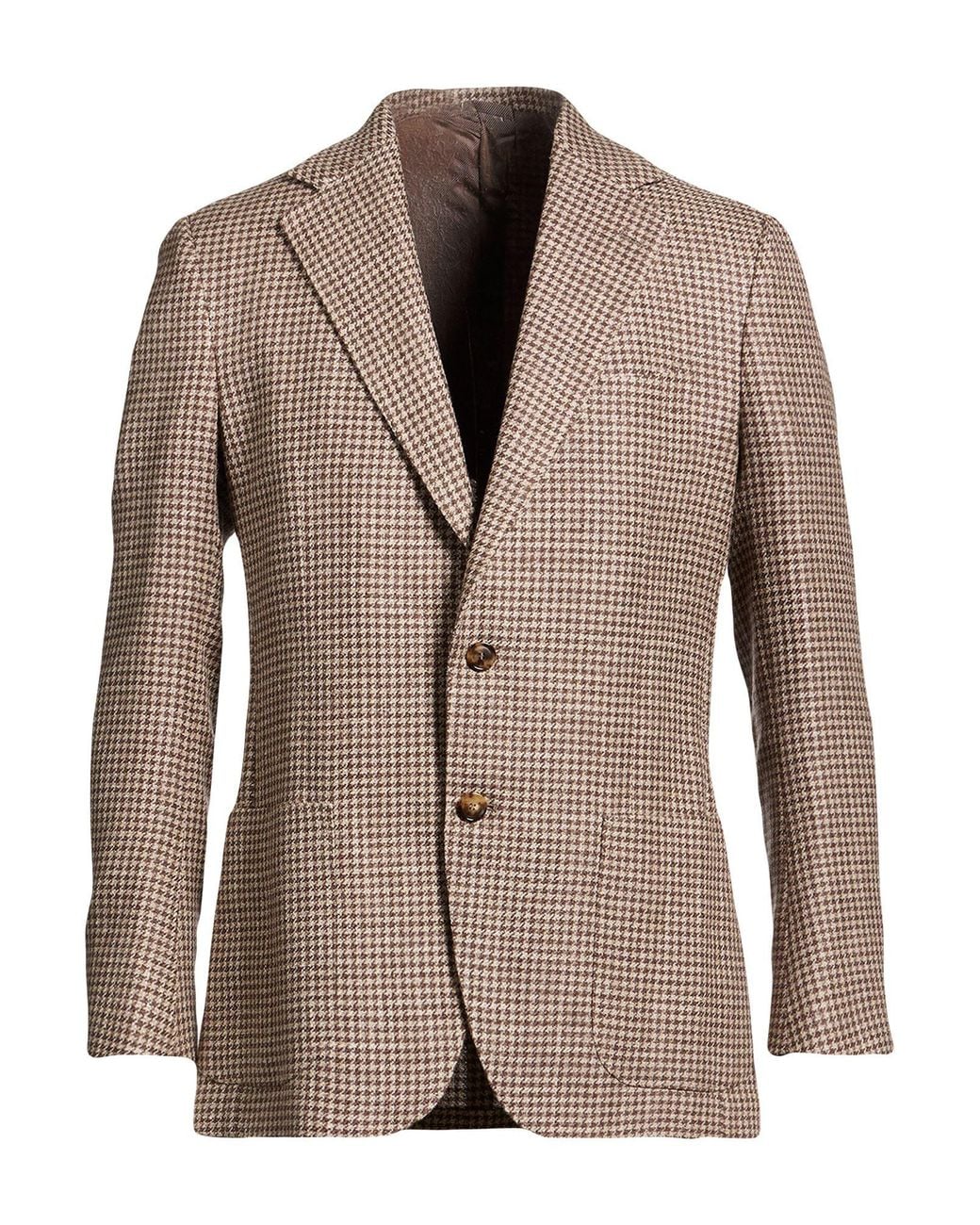 De Petrillo Brown Blazer for men
