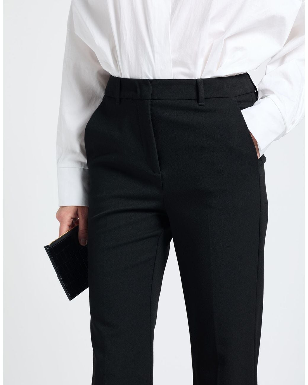 Marella Blue Pants Polyester, Viscose, Elastane