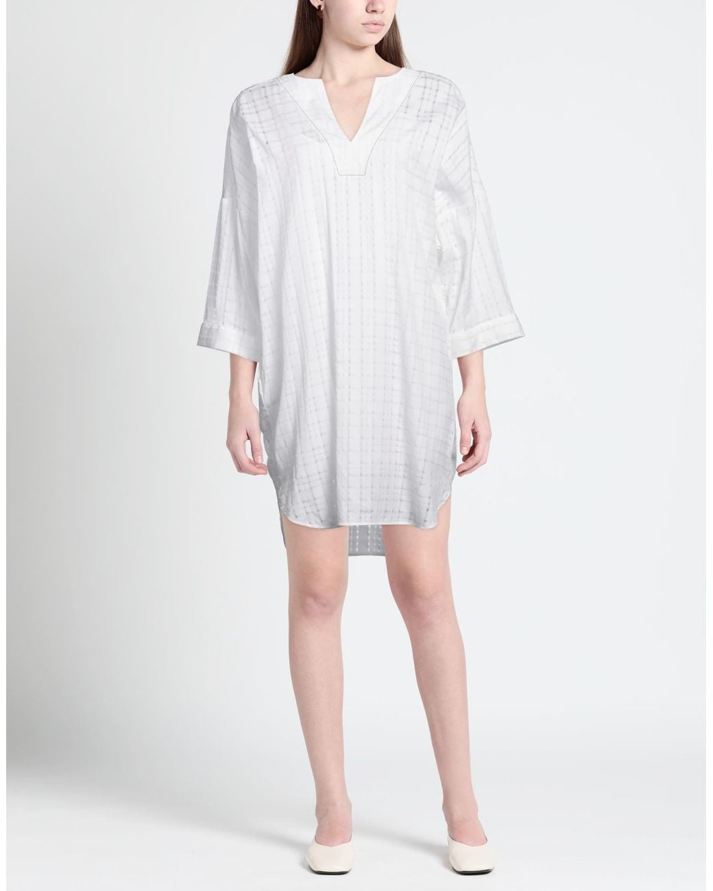Fabiana Filippi White Mini Dress