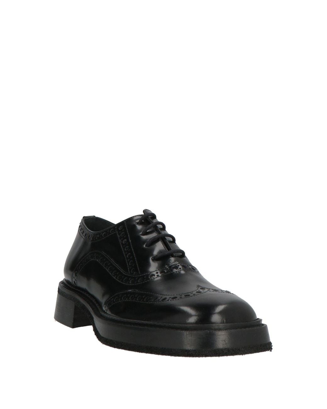 Ras Black Lace-Up Shoes Leather