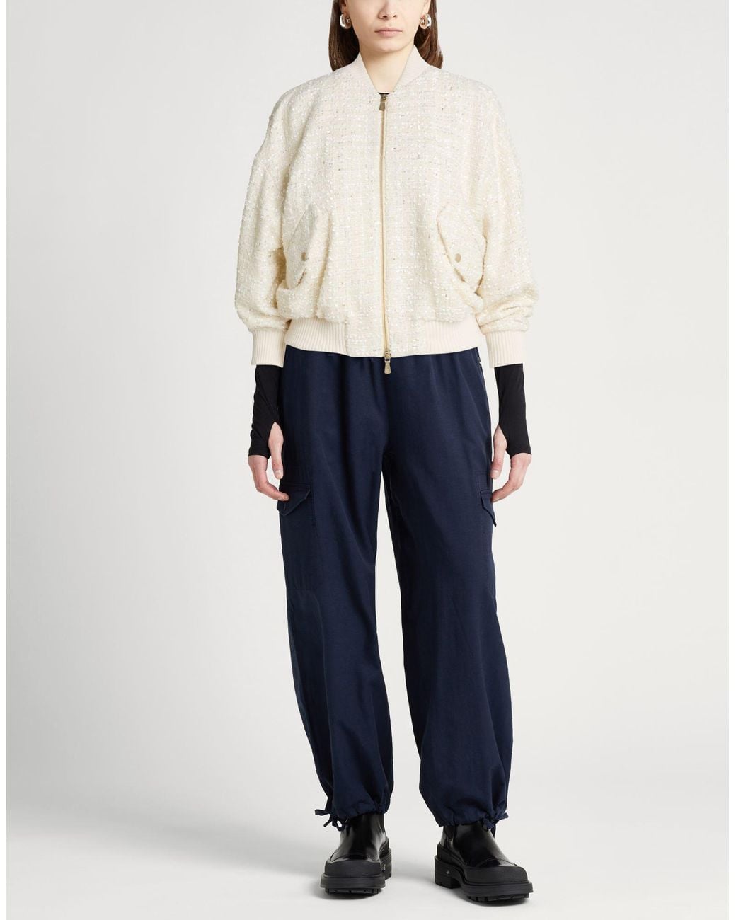 Eleventy Natural Jacket Wool, Synthetic Fibers, Cotton, Metal Fiber, Cashmere
