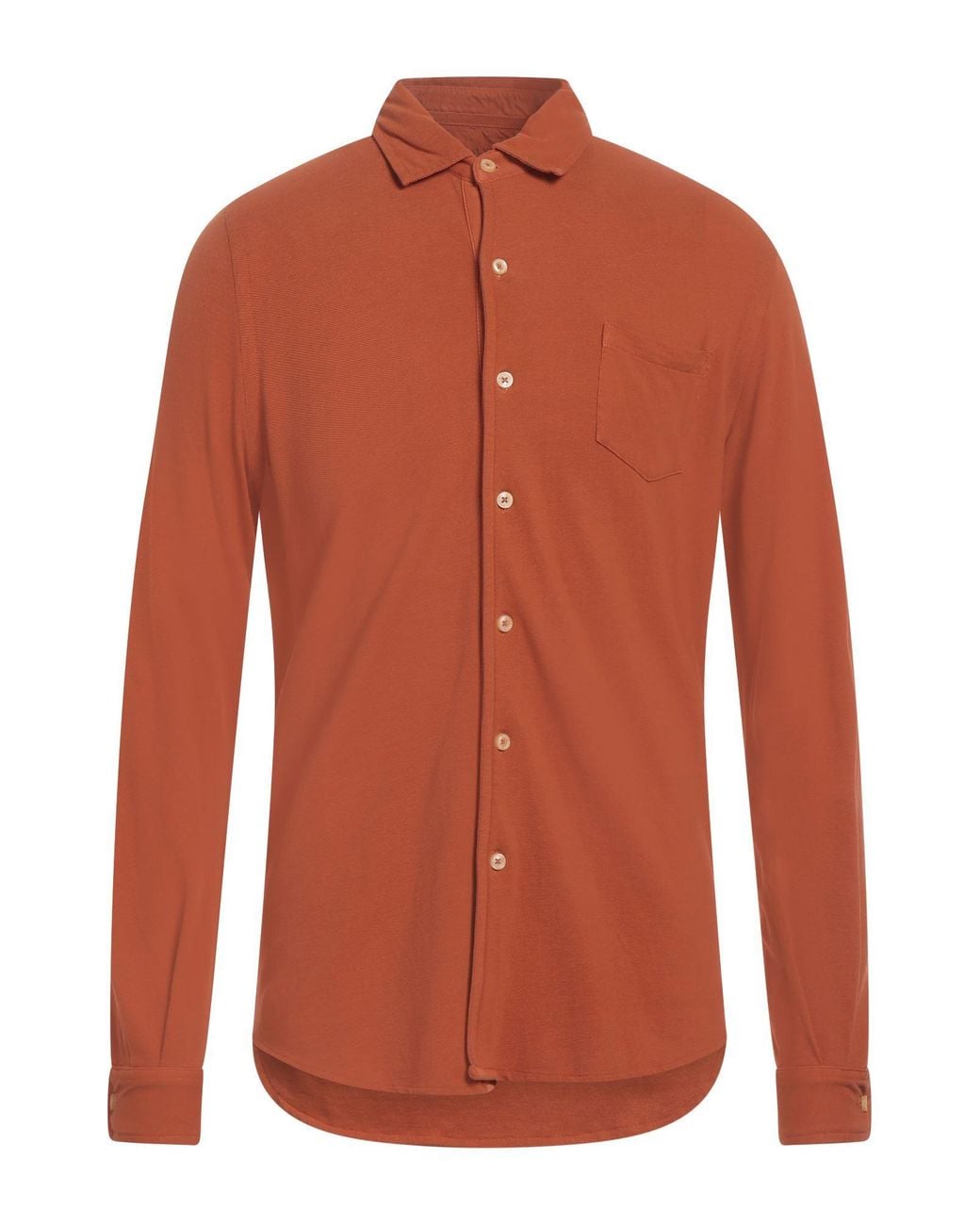 Original Vintage Style Orange Shirt for men