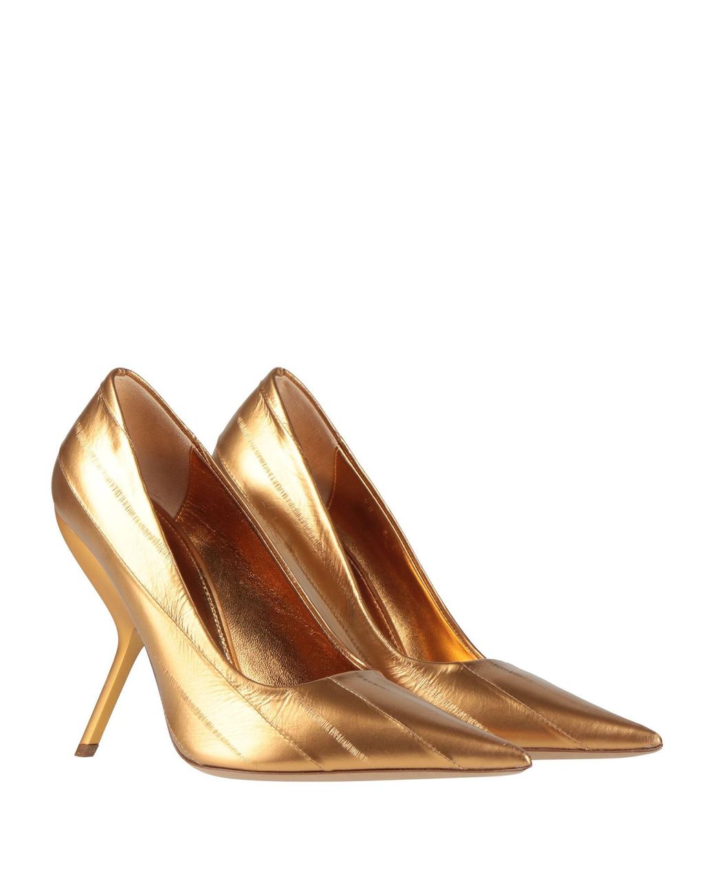 Ferragamo Metallic Pumps Leather