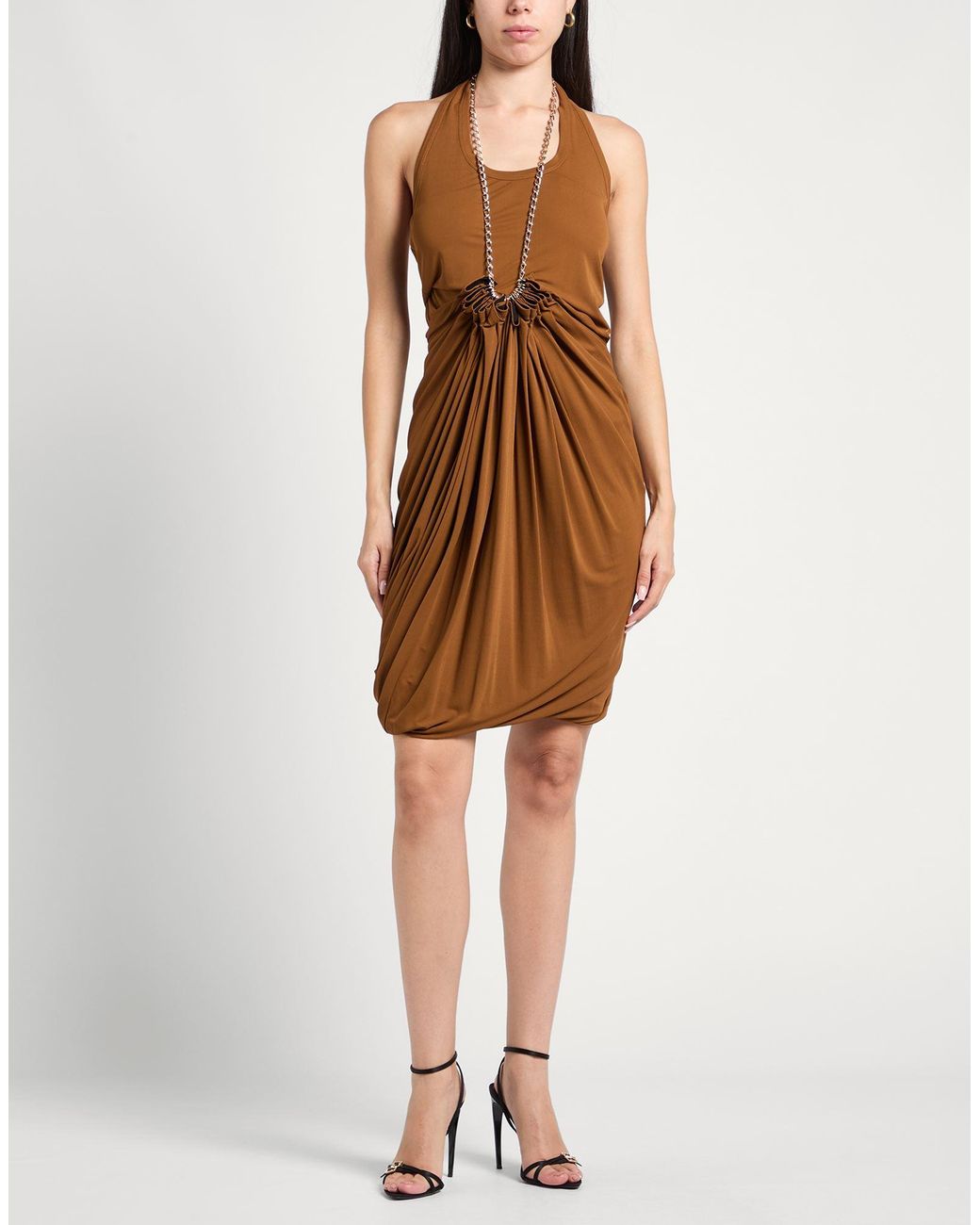 Proenza Schouler Brown Midi Dress