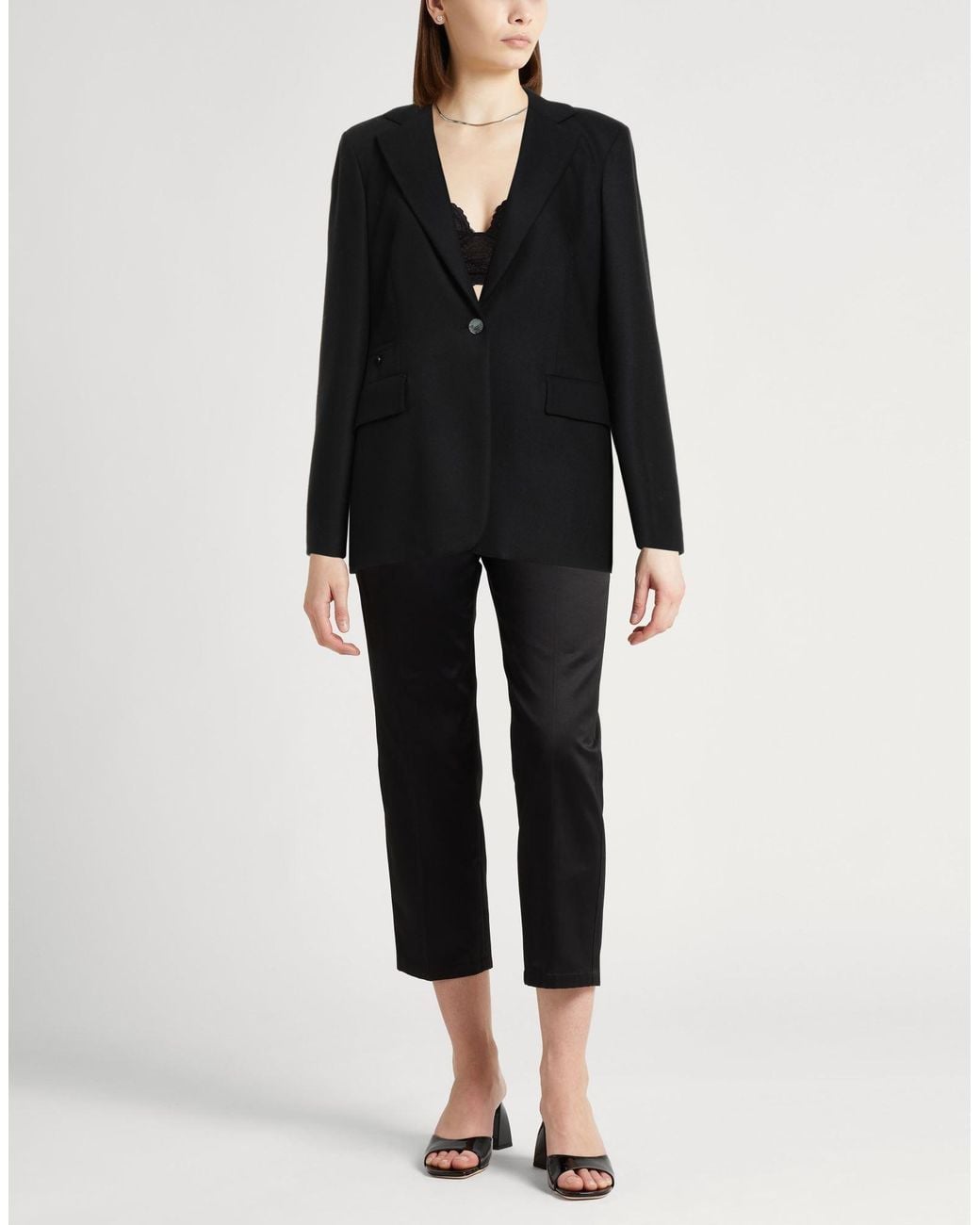 Agnona Black Blazers