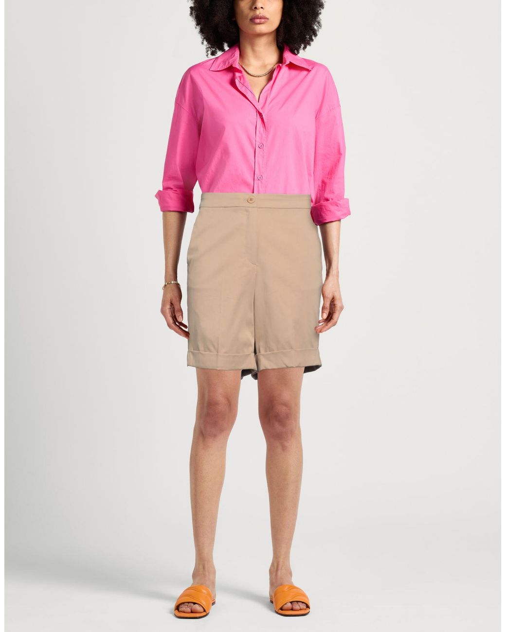 Caractere Natural Shorts & Bermuda Shorts Cotton, Polyester, Elastane