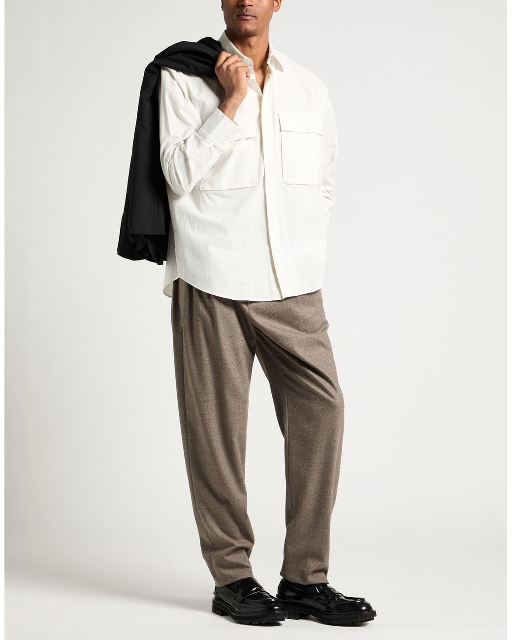 Herno White Shirt Cotton for men