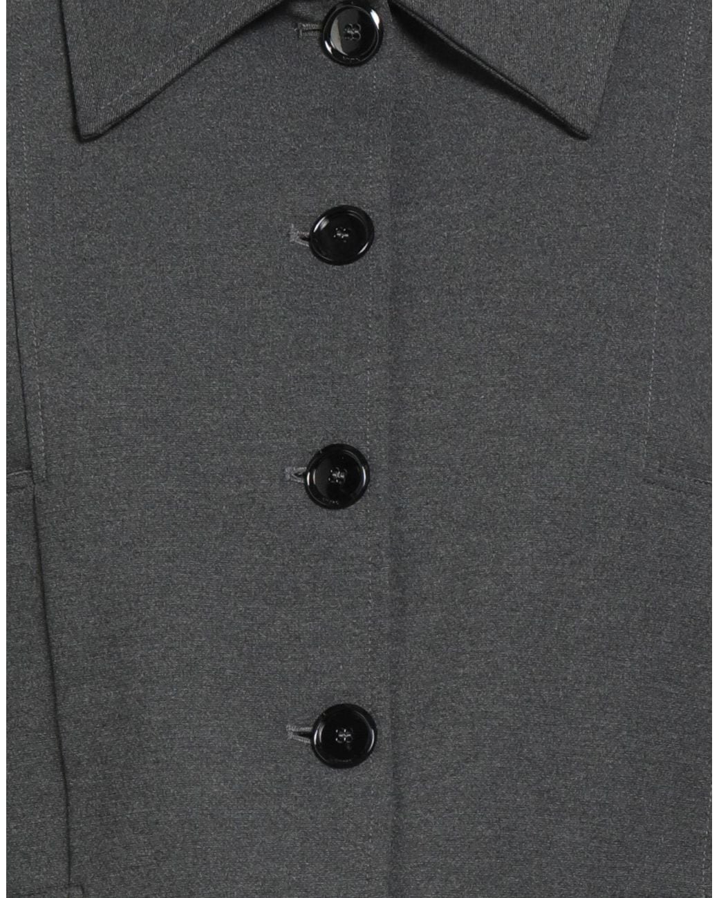 Pinko Gray Jacket Viscose, Nylon, Elastane