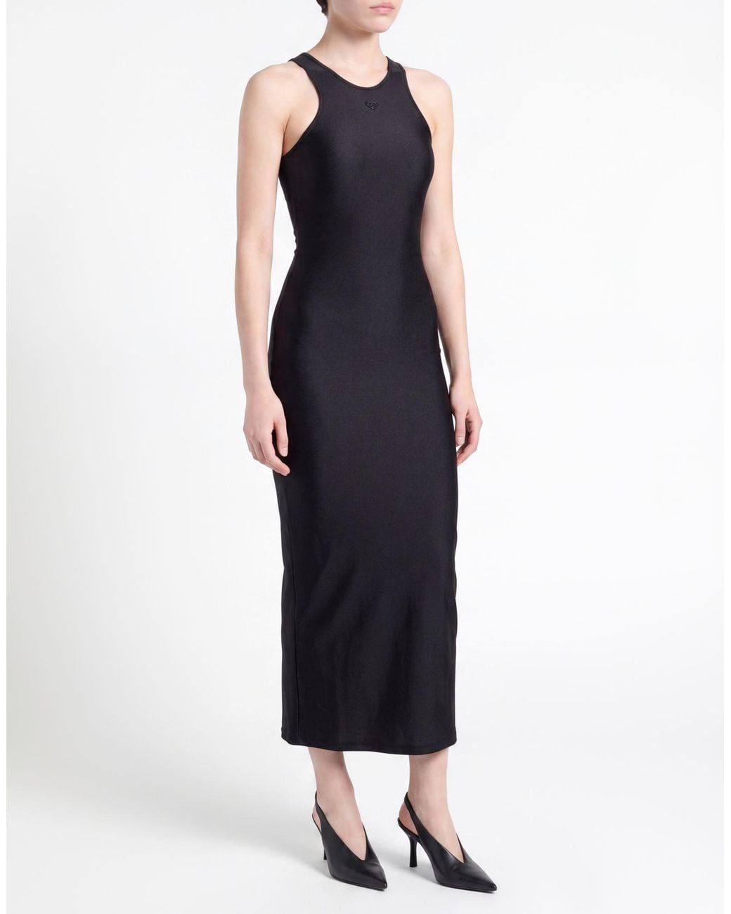 Coperni Blue Maxi Dress Polyamide, Elastane