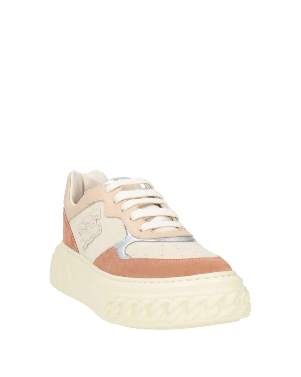 Casadei Natural Sneakers Calfskin
