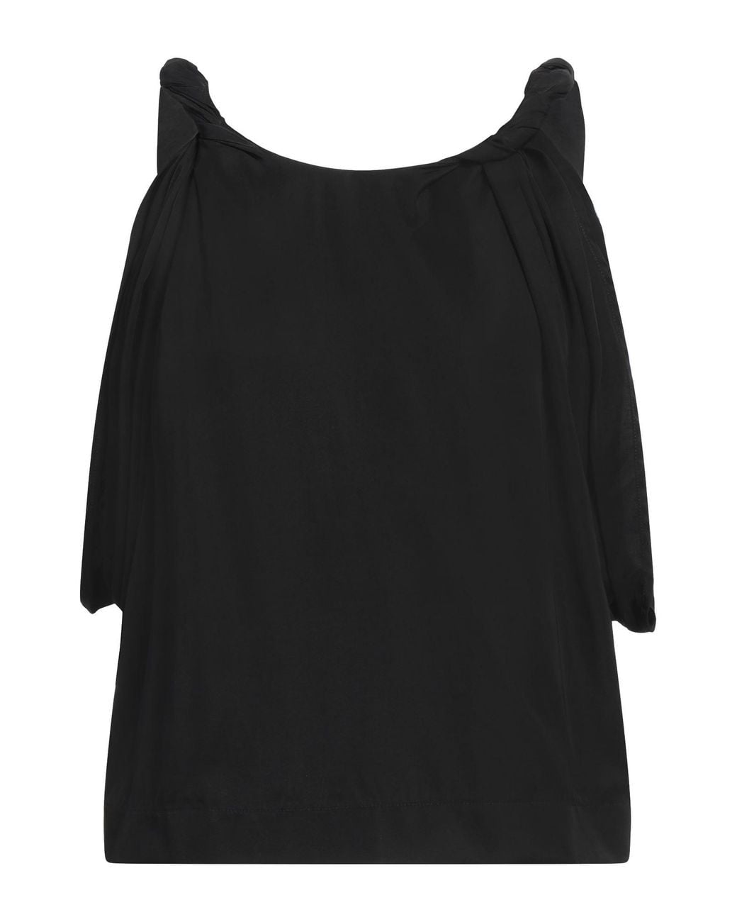 Malloni Black Top Viscose, Rayon