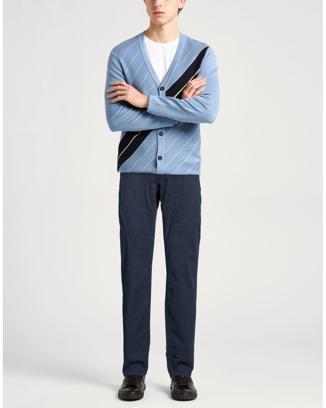 Jeckerson Blue Trouser for men