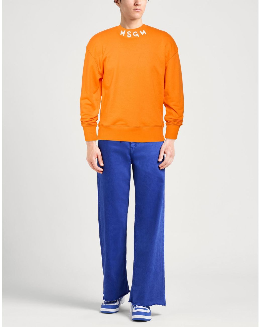 MSGM Sweatshirt in Orange für Herren