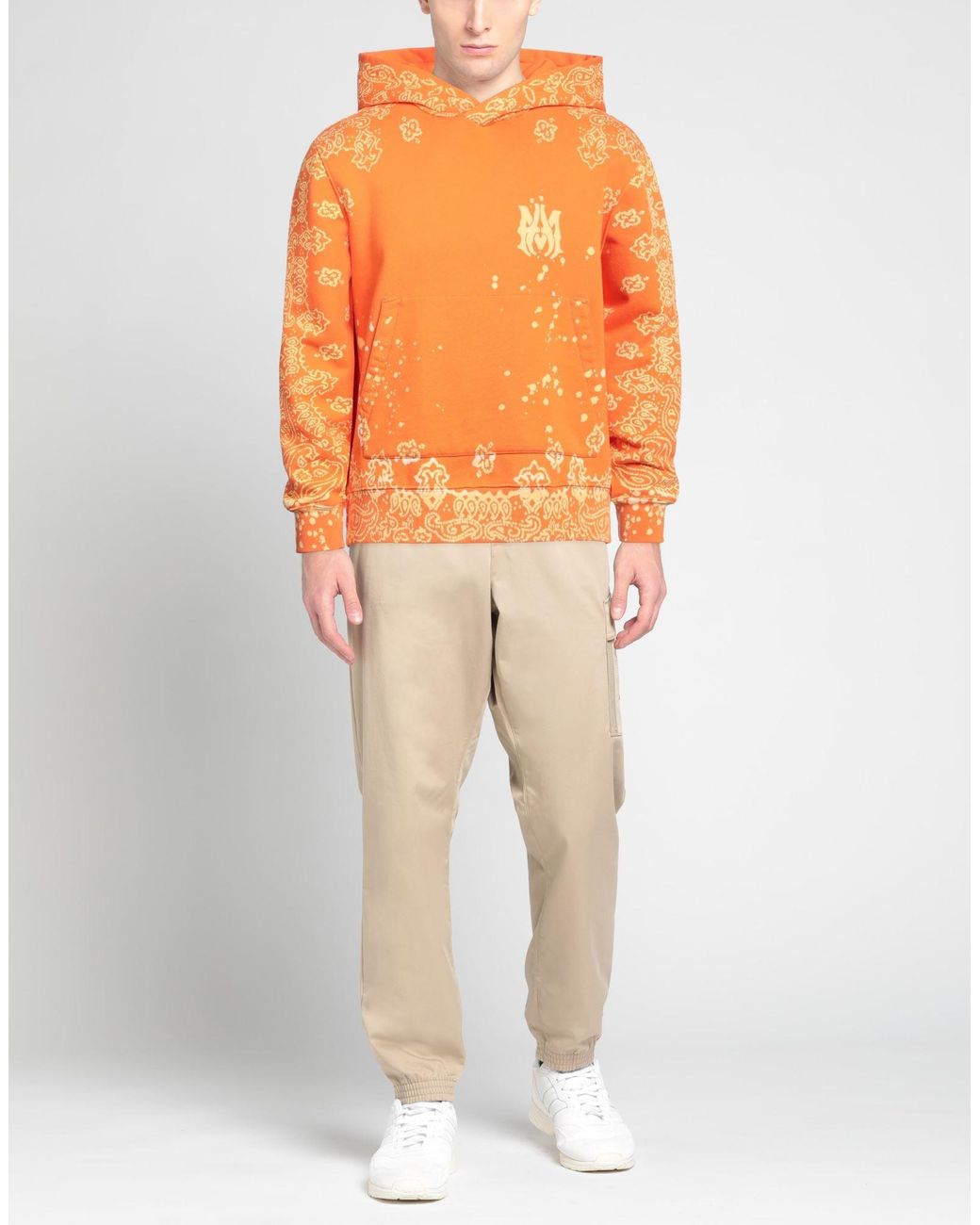 パーカー・フーディ AMIRI Men Sweater AMJYHD1104BURNT ORANGE amiri-orange-Felpa.jpeg