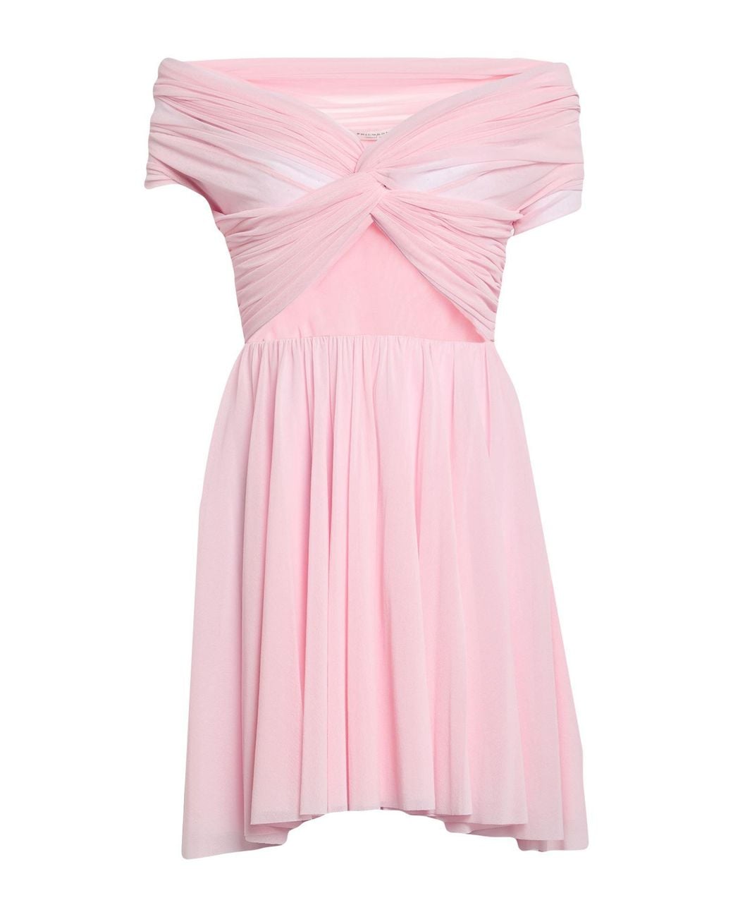 Philosophy Di Lorenzo Serafini Pink Mini Dress Polyamide