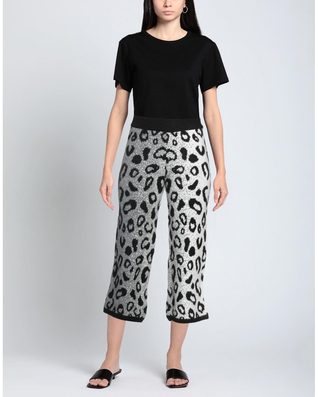 DIMORA White Pants Acrylic, Polyamide, Polyester, Viscose, Wool