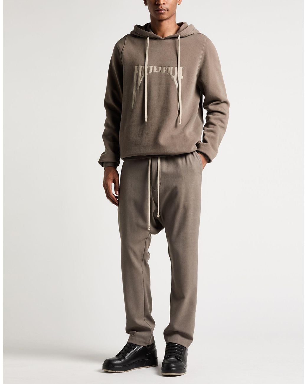 Rick Owens Gray Sweatshirt for men
