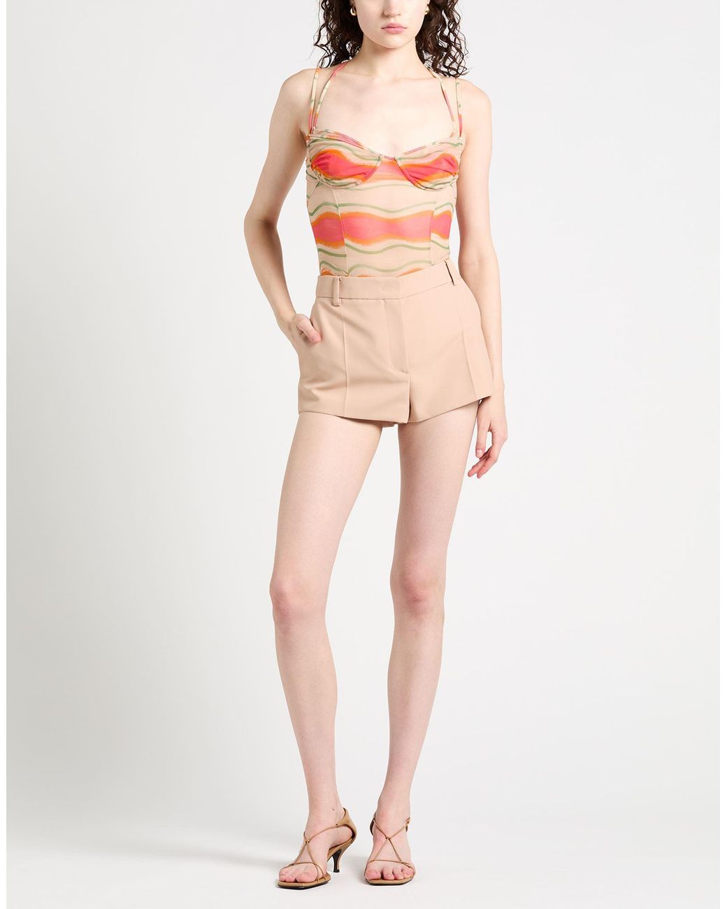 Jacquemus Red Bodysuit Polyamide, Elastane