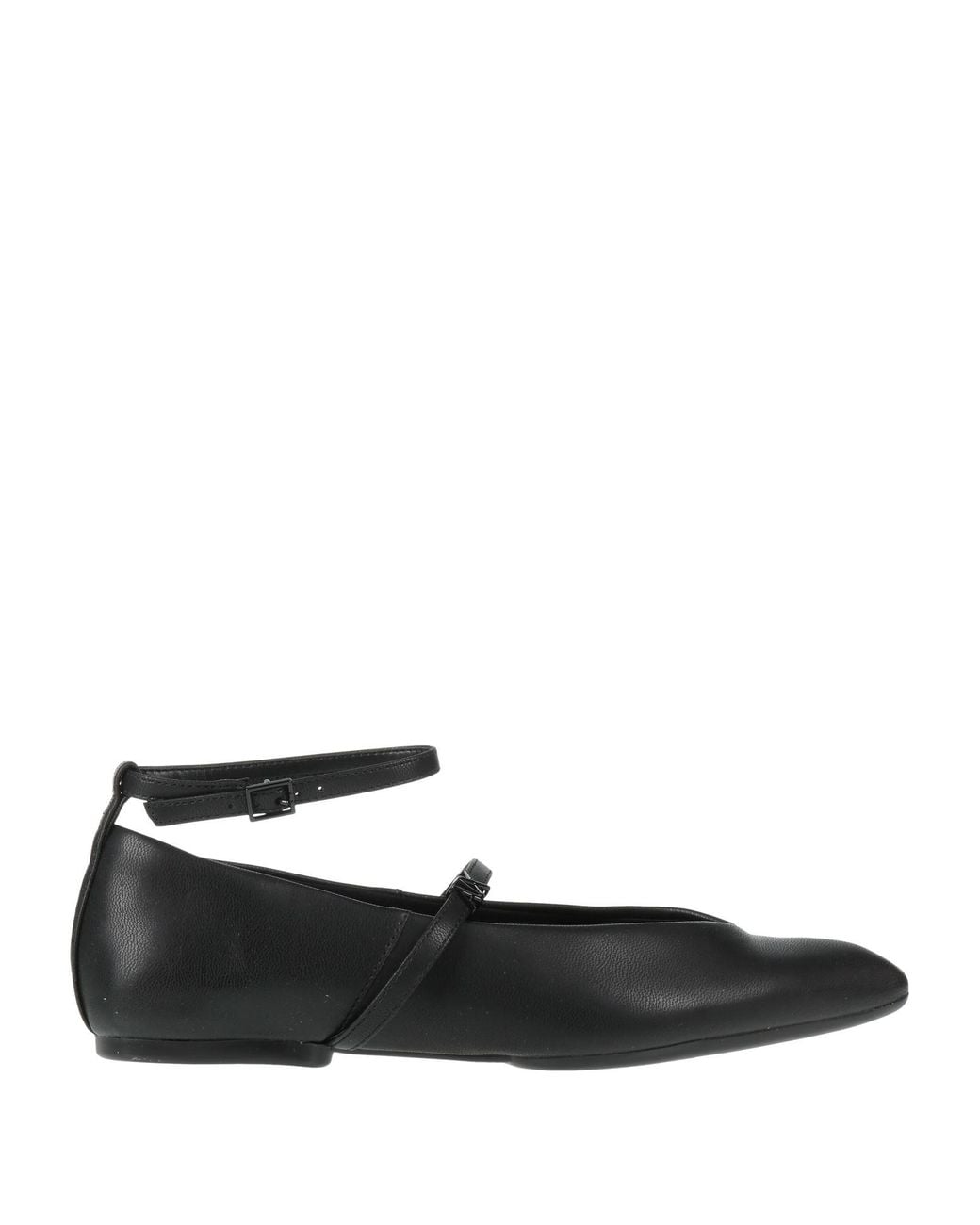 ARMANI EXCHANGE Black Ballet Flats