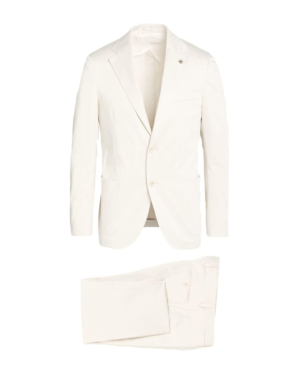 Lardini White Suit for men