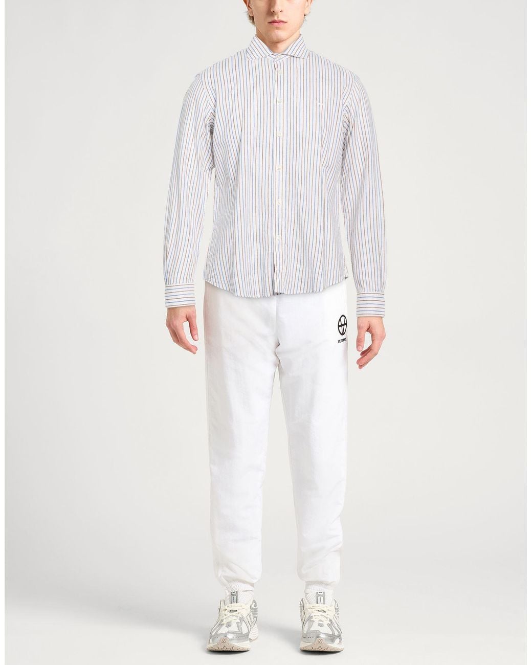 Harmont & Blaine White Shirt Cotton, Linen for men