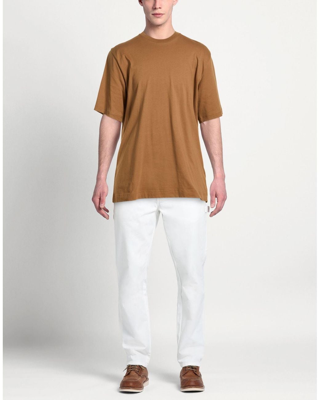 Colmar Brown T-Shirt Cotton, Polyamide for men