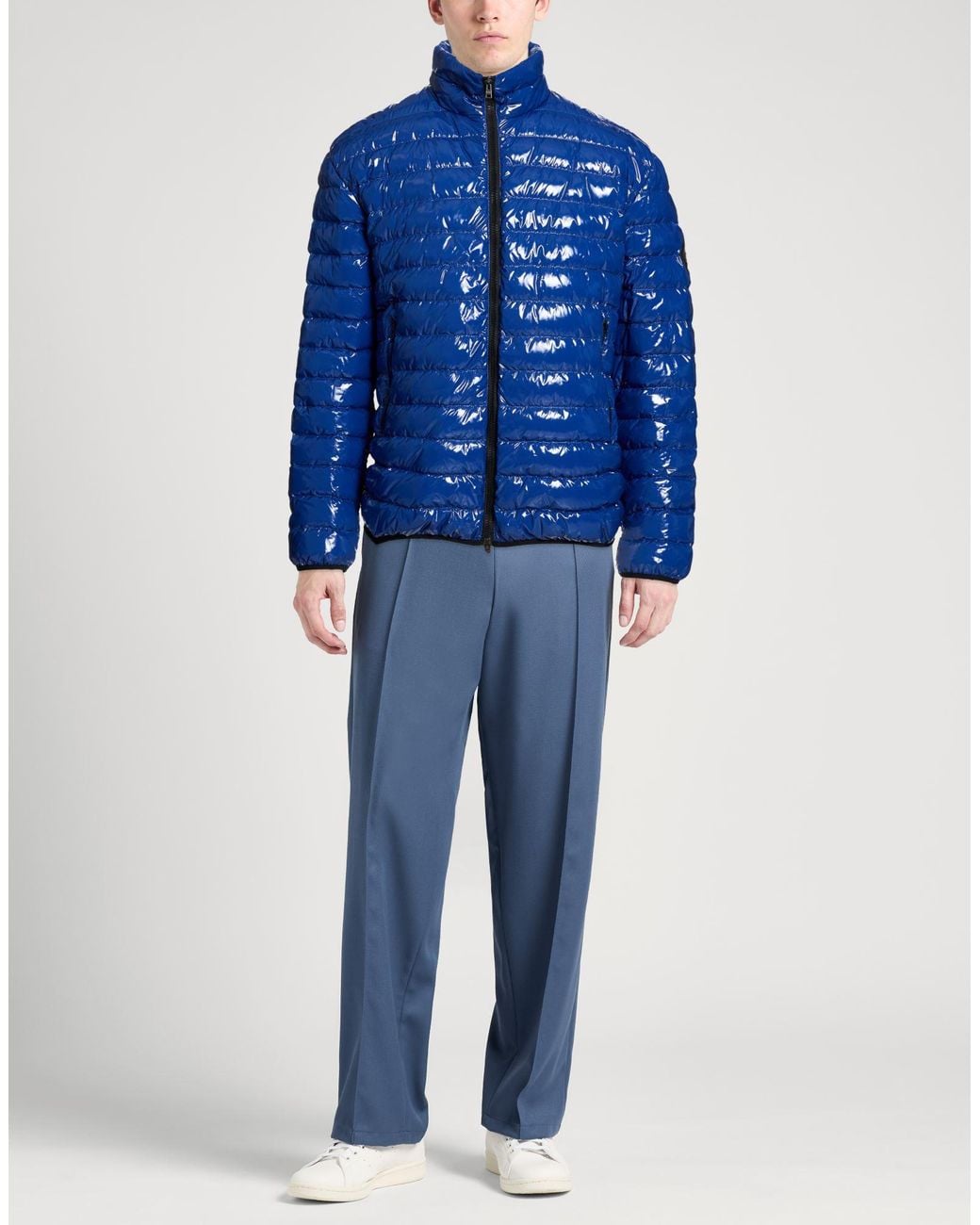 Herno Blue Puffer Polyamide for men